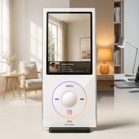 Miroir LED Magique Moderne Personnalisé ODM avec Interrupteur Tactile et Capteur de Mouvement pour Villas, Appartements, Salons, Chambres à Coucher