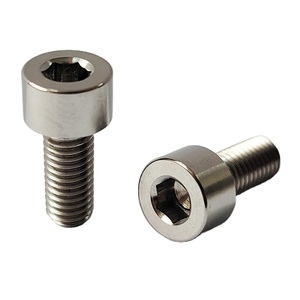 Tornillo de Titanio GR5 <span class=keywords><strong>M8</strong></span>*12mm de Alta Calidad, Tornillos de Cabeza Cilíndrica con Hexágono Interior, Venta Directa de Fábrica, Tornillos Allen de Cabeza Cilíndrica - Product Image 1