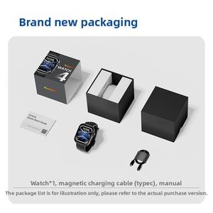 Für GTS10 Smartwatch mit KI-Schlafanalyse, Sport-Herzfrequenz-/Blutsauerstoffmessung, AMOLED, IP68, Silikonarmband, Kunststoff-Magnetverschluss, iOS-kompatibel - Product Image 2