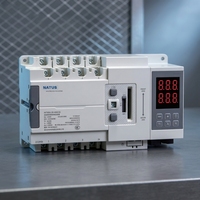 Commutateur de transfert automatique à double alimentation NATUS NTDT85-125B-II 125A 2P/3P/4P 800V pour alimentation secteur et alimentation de secours par générateur