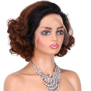 1b/4 #   วิกผมแท้เวียดนามคุณภาพใหม่ ทรงบ๊อบสั้น ทรงพิกซี่คัท วิกผมบ๊อบแบบมีเชือกผูกด้านหน้า สำหรับผู้หญิง - Product Image 3