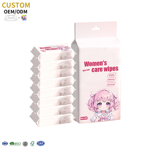 Vendita calda 8 pezzi Per confezione Per le <span class=keywords><strong>donne</strong></span> che puliscono salviettine umidificate da viaggio Per pulire Mini piccolo campione gratuito tascabile - Product Image 1