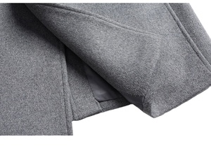 Nouveau <span class=keywords><strong>Manteau</strong></span> en Laine Tweed Double Face Mi-long Haut de Gamme Croisé pour <span class=keywords><strong>Homme</strong></span> LbJoychuang Automne-<span class=keywords><strong>Hiver</strong></span> 2026 - Product Image 5