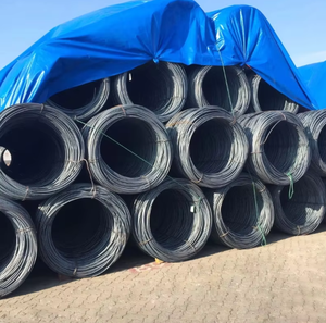 ลวดเหล็กกล้าคาร์บอนสูงขนาด 5.5 มม. รีดร้อน: 1006, 1008, Q195 สำหรับการขึ้นรูปเย็น - Product Image 1