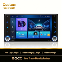 Autoradio Android BQCC 7 pouces, écran 2.5D, Carplay, stéréo pour Toyota Corolla, GPS, RDS, aide au recul, DSP, lecteur multimédia pour véhicule