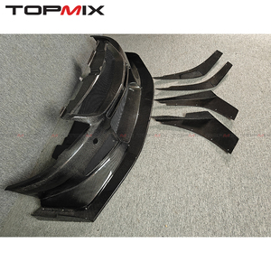 Mitsubishi <span class=keywords><strong>Lancer</strong></span> Evolution VL/V/X VT-Style กันชนหน้ารถ, อุปกรณ์แยกลมขอบด้านหน้าทำจากคาร์บอนไฟเบอร์รุ่นใหม่ - Product Image 3