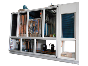 Pompe à chaleur refroidie par air sur mesure Récupération de chaleur de l'air Unité de traitement de l'air Moteur à courant alternatif 38KW Capacité de refroidissement pour la déshydratation de la transformation des aliments - Product Image 2