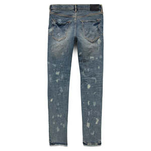 Les détails de blanchiment lavés à l'acide et les légères déchirures confèrent un style décontracté à ce jean skinny fabriqué à partir de jeans en <span class=keywords><strong>denim</strong></span> extensibles - Product Image 4