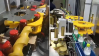 Machine d'étiquetage de film OPP BOPP à colle thermofusible linéaire pour l'étiquetage de bouteilles rondes d'eau minérale