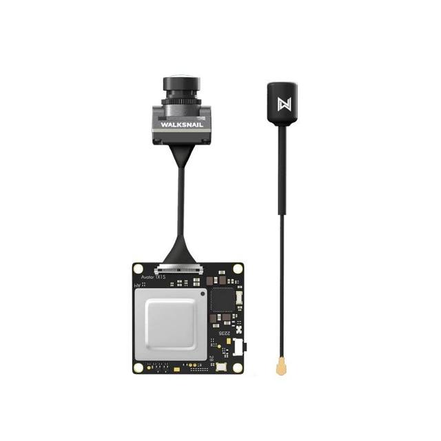 CADDX FPV Walksnail Avatar HD Mini 1s Kit Drone Component 3.1-13V 500mW 1080P/60fps 22ms Low Latency Camera VTX Antenna