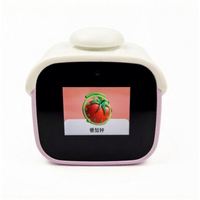 Lámpara de Escritorio Analógica para Niñas, Terapia de Luz, Reloj Despertador Digital Delgado con Forma de Mezquita, con IA y Voz Habilitada