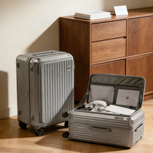 <span class=keywords><strong>Valigia</strong></span> da Viaggio con Apertura Laterale a Cerniera da 30 Pollici, Grande Capacità Espandibile, Trolley Girevole, Bagaglio a Mano, 5 Ruote, Design Moderno per Affari - Product Image 1