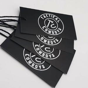 Etiquetas colgantes de tela de lujo con impresión de nuevo diseño, etiquetas de papel colgantes, etiquetas personalizadas para ropa - Product Image 5