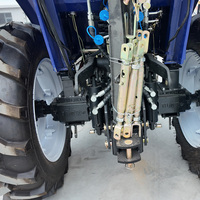 Tracteur agricole haute performance 70 CV 80 CV 4x4 avec moteur diesel, chargeur et pelle rétrocaveuse