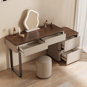 Bàn trang điểm hiện đại kiểu tối giản mẫu mới <span class=keywords><strong>2025</strong></span> của Ý, chất liệu MDF cao cấp, phong cách sang trọng nhẹ nhàng, tích hợp ngăn kéo, dành cho gia đình. - Product Image 4