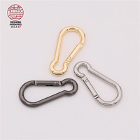 Mousqueton à ressort de haute qualité, 5 pièces, accessoires pour sac à main, porte-clés, crochet d'escalade, crochets à fermoir