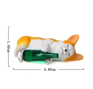 Figuras de animales de gatos borrachos, juguetes para decoración de pasteles, 8 Uds., figuritas en miniatura creativas para <span class=keywords><strong>cachorros</strong></span>, adornos de decoración de micropaisaje - Product Image 3