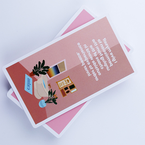 Chất Lượng Cao Tùy Chỉnh Thời Trang Khẳng Định Chơi Thẻ Hot Bán Có Thể In Giấy Với Thêu Logo Giáo Dục Công Cụ - Product Image 2