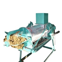 Équipement automatique de déshydratation du fumier de vache, presse à vis, séparateur solide-liquide, machine de déshydratation du fumier animal