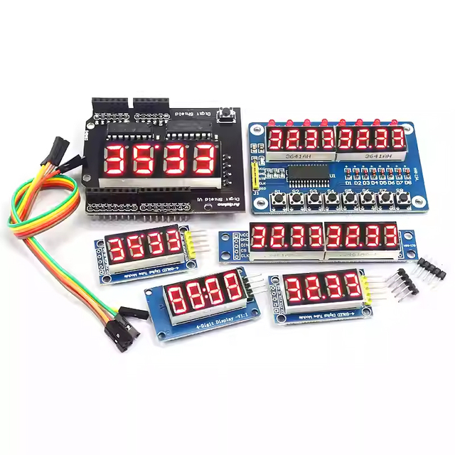 TM1638 MAX7219 8 Bit Digital LED Display Module 7 Segment 0.36Inch Clock RED Anode Tube Four Serial Driver Original