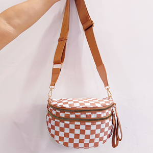 Sacs messagers classiques en nylon écologiques pour l'automne et l'hiver, sacs à bandoulière personnalisés imperméables pour femmes, sacs de voyage à fermeture éclair portables - Product Image 1