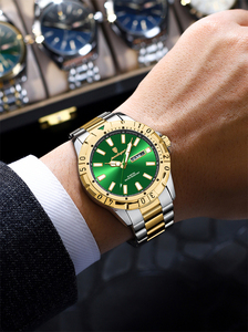 Poedagar 959 2024 đồng hồ sang trọng mới Đồng hồ thạch anh thể thao đồng hồ đeo tay nam bằng thép không gỉ sáng ngày tuần chống nước - Product Image 6