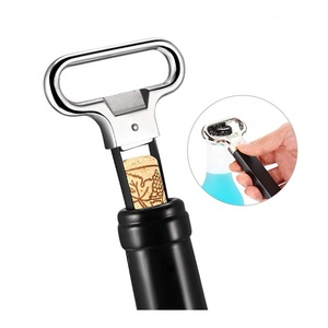 <span class=keywords><strong>Tire</strong></span>-<span class=keywords><strong>bouchon</strong></span> à vin plat en acier inoxydable Ah so, best-seller, à deux pointes, pour retirer les bouchons de vin - Product Image 6