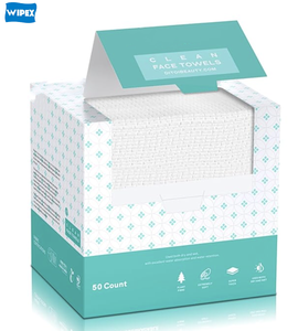 منشفة جافة فائقة الامتصاص للاستعمال مرة واحدة من الفسكوز علامة تجارية خاصة منشفة وجه للاستعمال مرة واحدة مناشف للاستعمال مرة واحدة في الصالون - Product Image 1