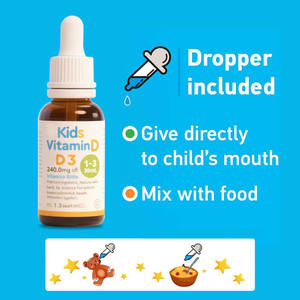 Gouttes pédiatriques en vitamine D de qualité supérieure avec approvisionnement en vrac d'ingrédients naturels - Product Image 3