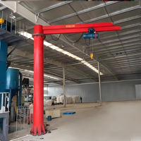 Grue à flèche rotative électrique 180 ° /360 °   Palans à bras oscillants pour usine