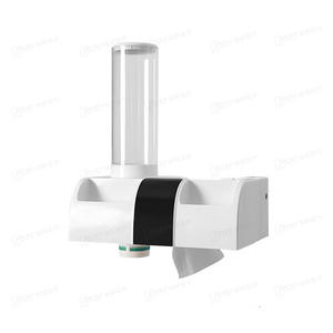 Support de fauteuil dentaire Rixi avec porte-gobelet et boîte à mouchoirs, blanc, charge sans fil, usage commercial - Product Image 4