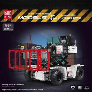 Meilleures ventes : Chariot élévateur à conteneurs MKing, jouet électronique télécommandé, camion en blocs de construction en ABS pour enfants, échelle 1:1, vente en gros OEM - Product Image 1