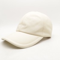 Casquette de baseball en nylon à 6 panneaux, personnalisable, avec étiquette tissée, matière sport, brodée, séchage rapide, vierge, modèle LP