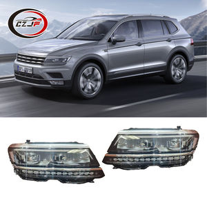 CZJF Full LED faro faro frontale per <span class=keywords><strong>Volkswagen</strong></span> <span class=keywords><strong>Tiguan</strong></span> 2017 2018 2019 <span class=keywords><strong>2020</strong></span> 2021 accessorio fari anteriori anteriori - Product Image 1
