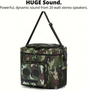 2024 Custom Logo Cooler Bag With Bluetooth Speakers for Parties/Festivals/Boat/Beach. Rechargeable, Works - Product Image 5