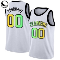 Maillot de basket-ball personnalisé unique et tendance, design 2018, respirant, adulte, 100% polyester