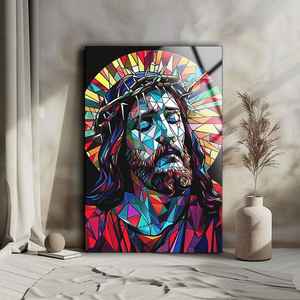 Decoración moderna para el hogar, pinturas clásicas en lienzo <span class=keywords><strong>de</strong></span> Jesús, impresiones abstractas <span class=keywords><strong>de</strong></span> alta definición, póster, decoración artística, arte <span class=keywords><strong>de</strong></span> pared, sala <span class=keywords><strong>de</strong></span> estar, Dios Jesús - Product Image 4