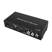Convertisseur de signal AV/S-Video CVBS analogique RCA vers HD 1080P avec commutateur distributeur