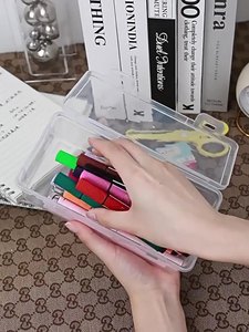 Boîte <span class=keywords><strong>de</strong></span> rangement pour stylo d'esquisse transparente <span class=keywords><strong>de</strong></span> grande capacité personnalisée Organisation intelligente pour stylos marqueurs Crayons Peinture transparente personnalisée - Product Image 2