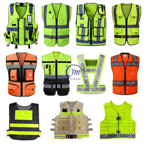 Veste de <span class=keywords><strong>s</strong></span>écurité réfléchissante de classe 3 haute visibilité orange jaune imperméable pour moto de qualité OEM - Product Image 6