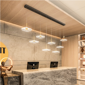 Lustre de restaurant moderne, <span class=keywords><strong>lampe</strong></span> LED simple, luminaire de luxe créatif avec projecteur, <span class=keywords><strong>lampe</strong></span> de bar - Product Image 3