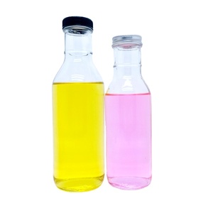 Botella de Vidrio Transparente de 8oz 12oz 16oz con Tapa de Aluminio y Plástico Hermética para Jugos y Bebidas Alcohólicas - Product Image 4