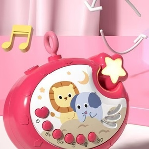 Mobile musical de chevet pour bébé avec projection télécommandée et hochet suspendu pour berceau - Product Image 3