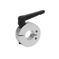 Collier de serrage d'arbre réglable CNC en acier inoxydable et aluminium pour systèmes de transmission mécanique