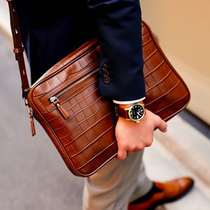 Bolso para ordenador portátil delgado <span class=keywords><strong>de</strong></span> lujo Premium personalizado del fabricante maletín <span class=keywords><strong>de</strong></span> viaje <span class=keywords><strong>de</strong></span> conferencia <span class=keywords><strong>de</strong></span> Abogado <span class=keywords><strong>de</strong></span> cuero <span class=keywords><strong>de</strong></span> cocodrilo para hombres - Product Image 6