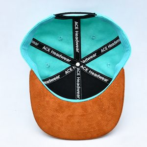 Comfortable Faux Velvet Two Tone 3D Embroidered Custom Snapback Cap Snapback <b>Hats</b> Snapback Cap - Product Image 6