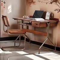 Chaise de salle à manger en rotin de style nordique rétro avec coussin, durable, écologique, design moderne, pieds en métal, pour la maison, le bureau, le bar, l'appartement, le café
