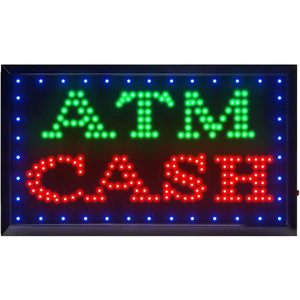 Color ATM cash LED billboard indoor hanging bank entrance <b>sign</b> display board indicator light luminous letters UK\US\AU\EU plug - Product Image 1