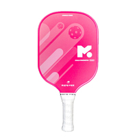Raquette de pickleball en fibre de carbone MERE-MEE personnalisée en usine, épaisseur de 14 mm, surface lisse personnalisée, adaptée aux débutants