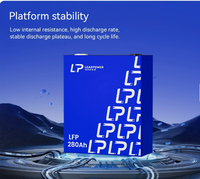 Cellules de batterie au lithium-ion LiFePO4 prismatiques solaires LeadPower EV 3.2V 50AH-314AH sur réseau hors réseau